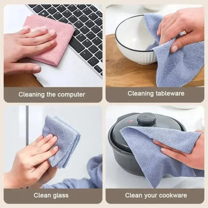 Tissue Box Set 20 Pcs Multi Color – Microfiber Cleaning Cloth Set