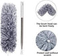 Microfiber Ceiling Fan Duster Grey with Extendable Handle
