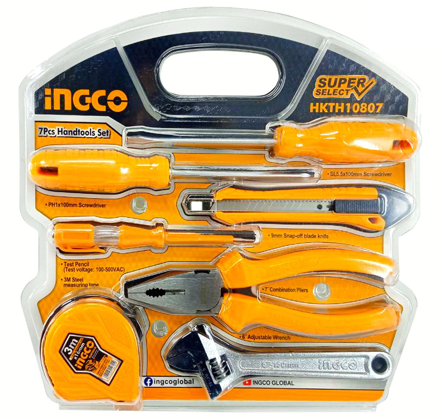 INGCO 7-Piece Hand Tool Set (HKTH10807)