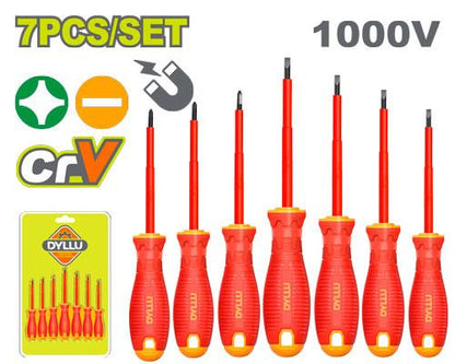 Dyllu 7-Piece Insulated Screwdriver Set
