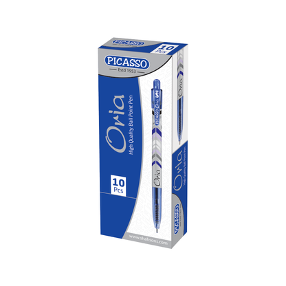 Picasso Oria High Quality Ball Pens – 10 Pcs Packet