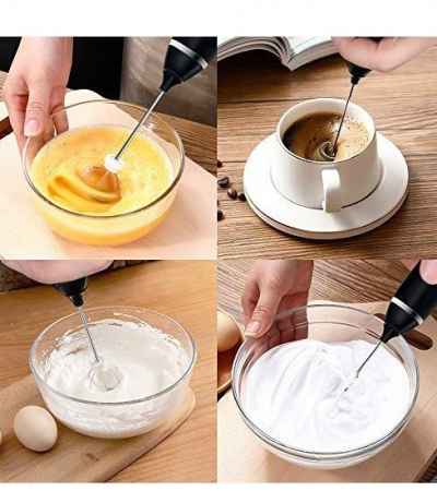 USB Rechargeable 3-Speed Milk Frother Handheld Electric Foam Maker