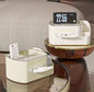 Cosmetic Organizer With Tissue Box Multifunctional Makeup  Sundries Storage Organizer with Built-in Tissue Holder