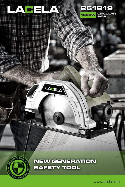LACELA 261819 1300W Circular Saw