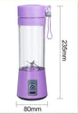Purilite Select USB Rechargeable Mini Juicer Blender | Portable 380ml Personal Blender with 6 Blades for Smoothies, Shakes and Juices