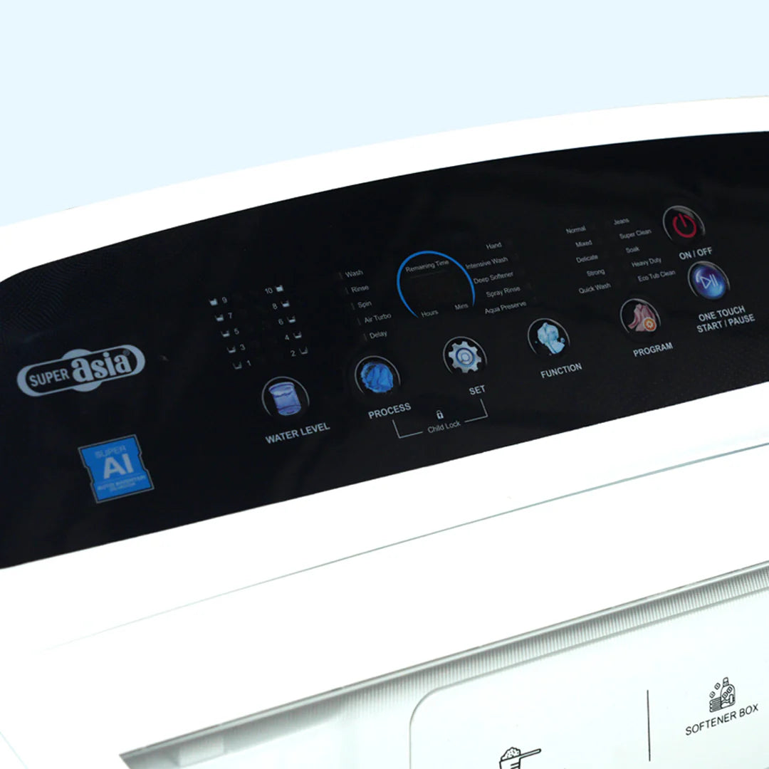 Super Asia SA-812i Auto Inverter Washing Machine