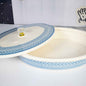 74 Pieces Double Glaze Melamine Glorious Dinnerware Set 8 Person Serving