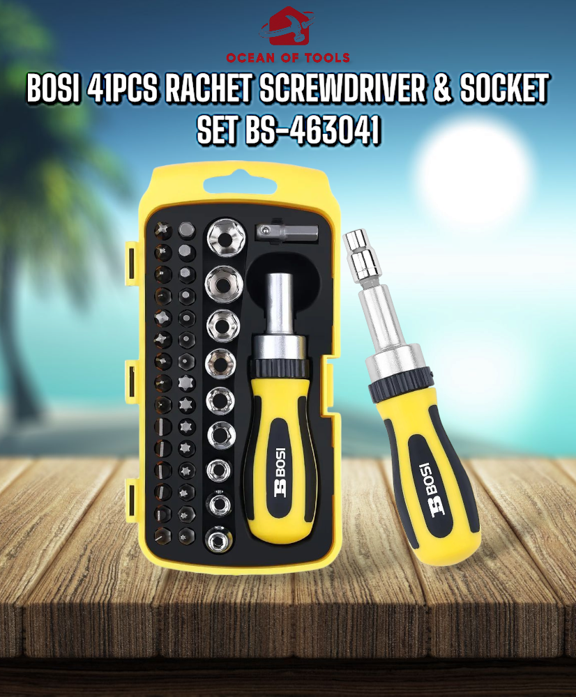 Bosi Tools 41-Piece Screwdriver and Socket Set