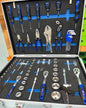 Yofe 89-Piece Ratchet Wrench Tool Set with Aluminium Briefcase