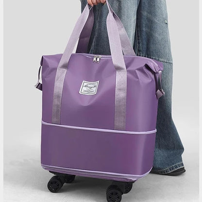 Expandable Rolling Duffle Bag with Wheels