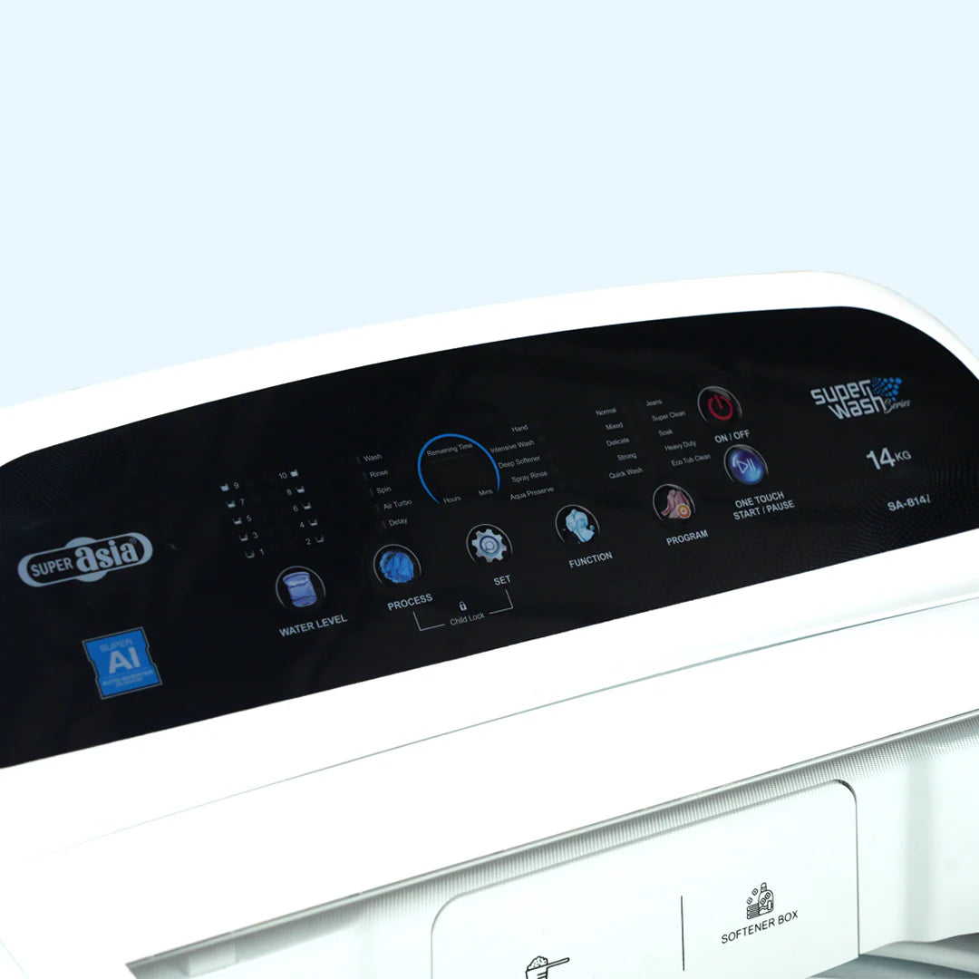 Super Asia SA-814i Auto Inverter Washing Machine