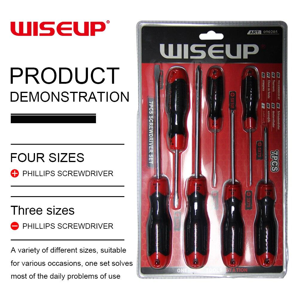 WISEUP 7-Piece Screwdriver Set