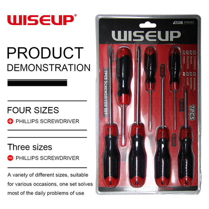 WISEUP 7-Piece Screwdriver Set