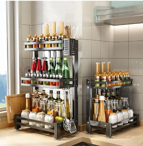 2 Tier Multi-Function Kitchen Storage Rack