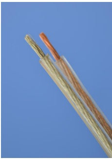 2 Core Speaker Cable (Transparent) - Coil of 90 Mtr