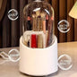 White Ribbed Makeup Brush Organizer
