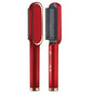 Purilite Select 2-in-1 Hair Straightener & Curler Brush | Electric Heating Styling Comb | Ceramic Hair Straightening Brush with Adjustable Temperature