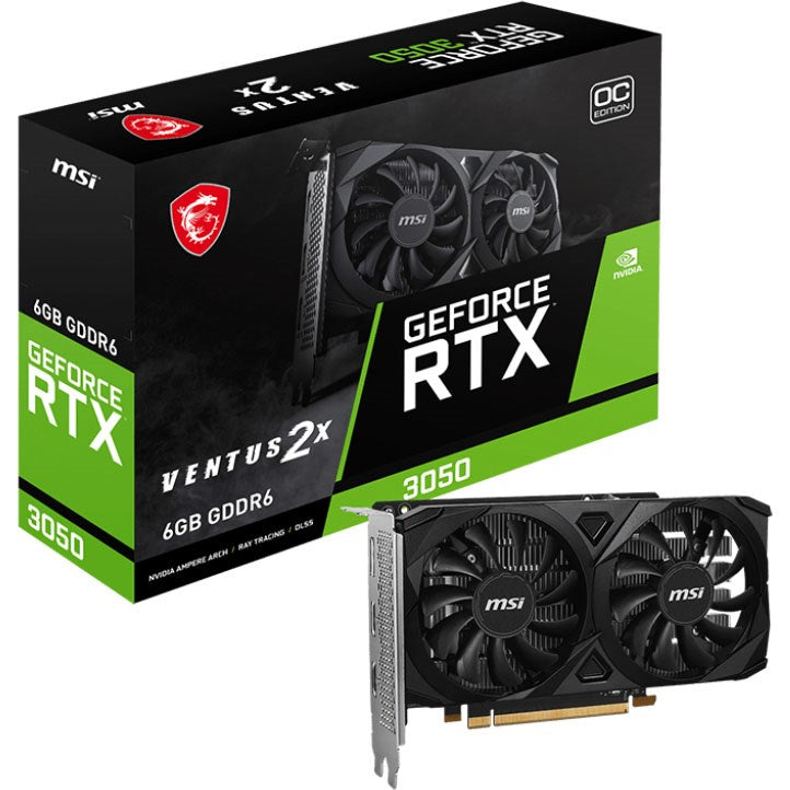 MSI GeForce RTX 3050 VENTUS 2X E 6G OC