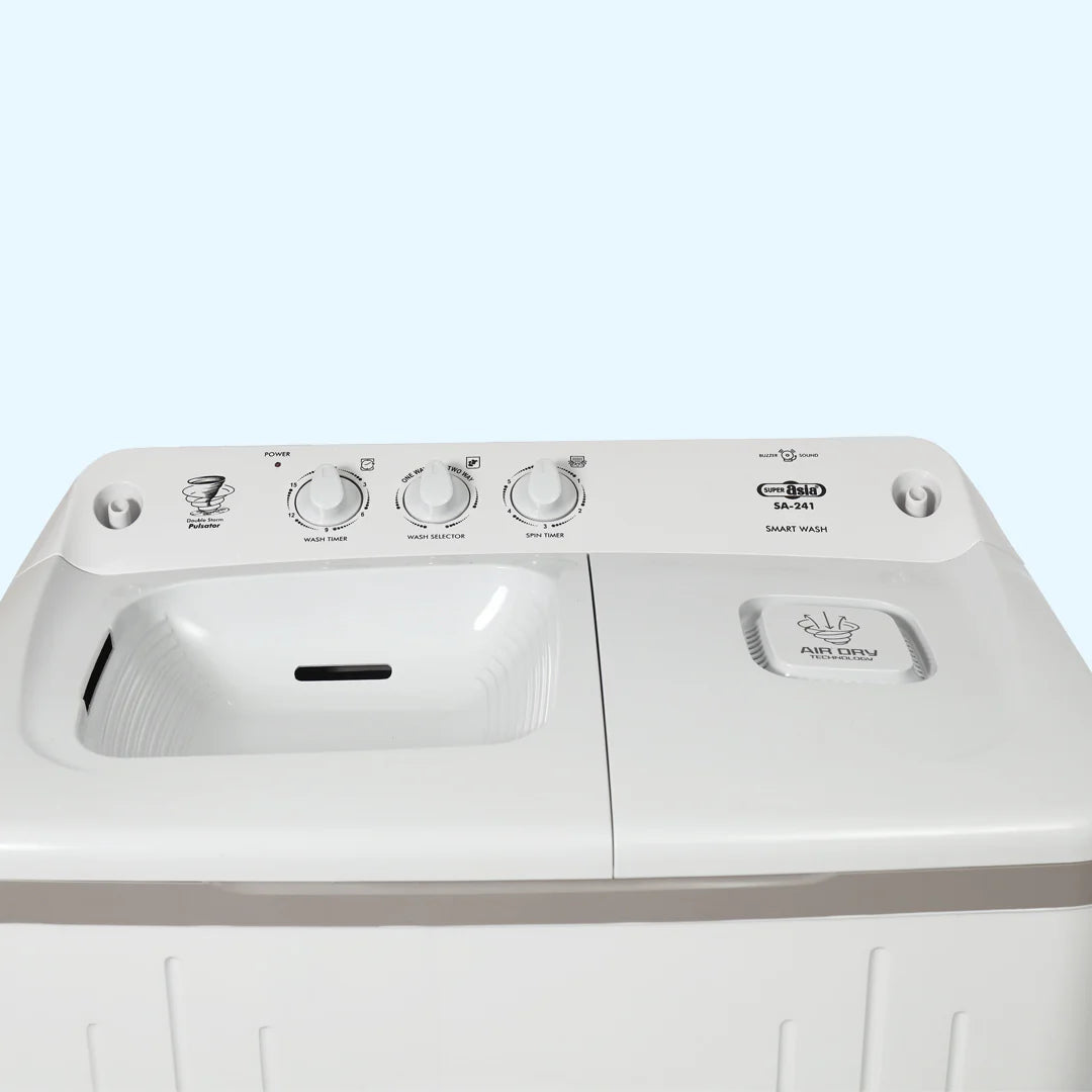 Super Asia SA-241 Smart Wash Twin Tub Washing Machine