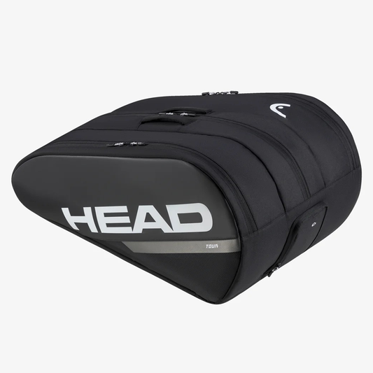 HEAD Tour Racket Bag XL BKWH Massive Storage. Elite Functionality.