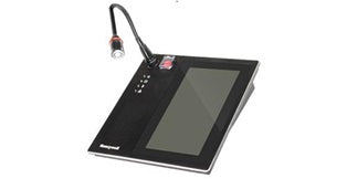 Configurable Network Paging Station transmitting audio and control signal through the Ethernet