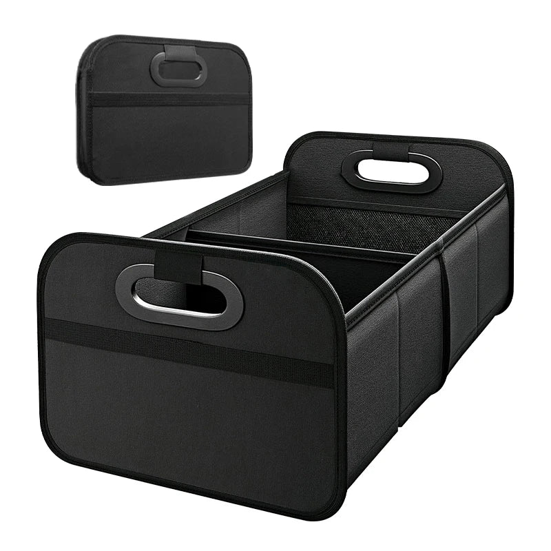 Purilite Select Foldable Car Trunk Organizer for SUV, Portable Storage Box with Pockets, Multi-Purpose Cargo Organizer for Camping, Travel & Vehicle Storage