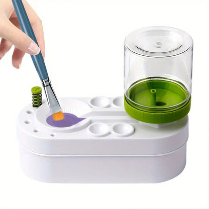 Purilite Select Paint Brush Cleaner Watercolor Brush Rinser with Drain Cleaner Rinse Cup Paint Water Dispenser Oil Paint Brush Cleaner