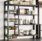 Multilayer Storage Rolling Cart Moveable Kitchen Organizer with Baskets