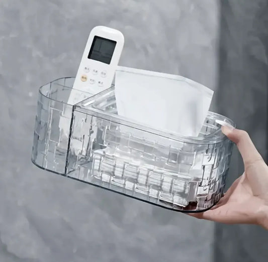 Glacier Pattern Tissue Box with Remote Holder