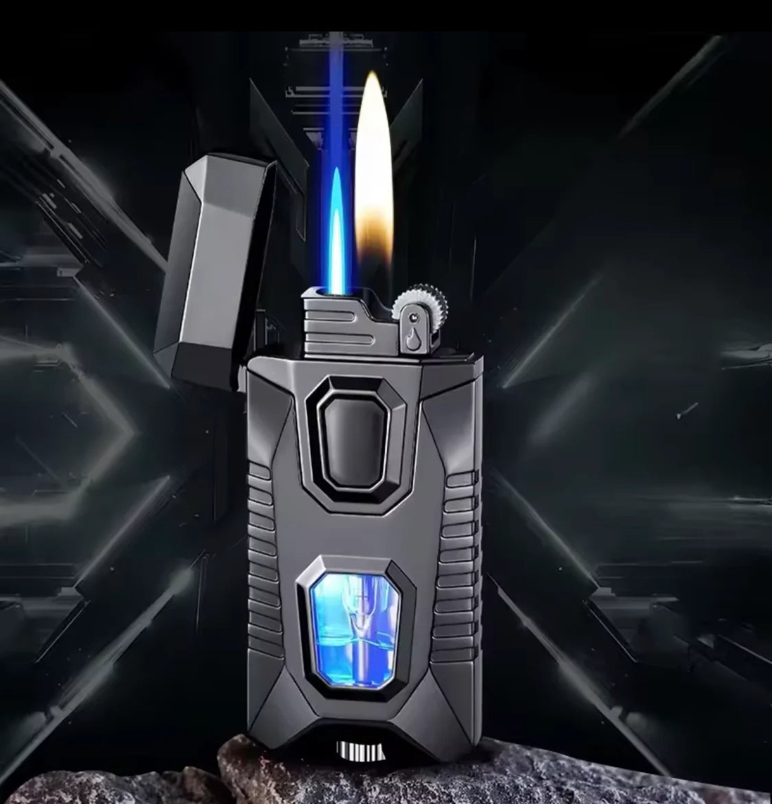 Creative Dual Flame Torch Jet Lighter