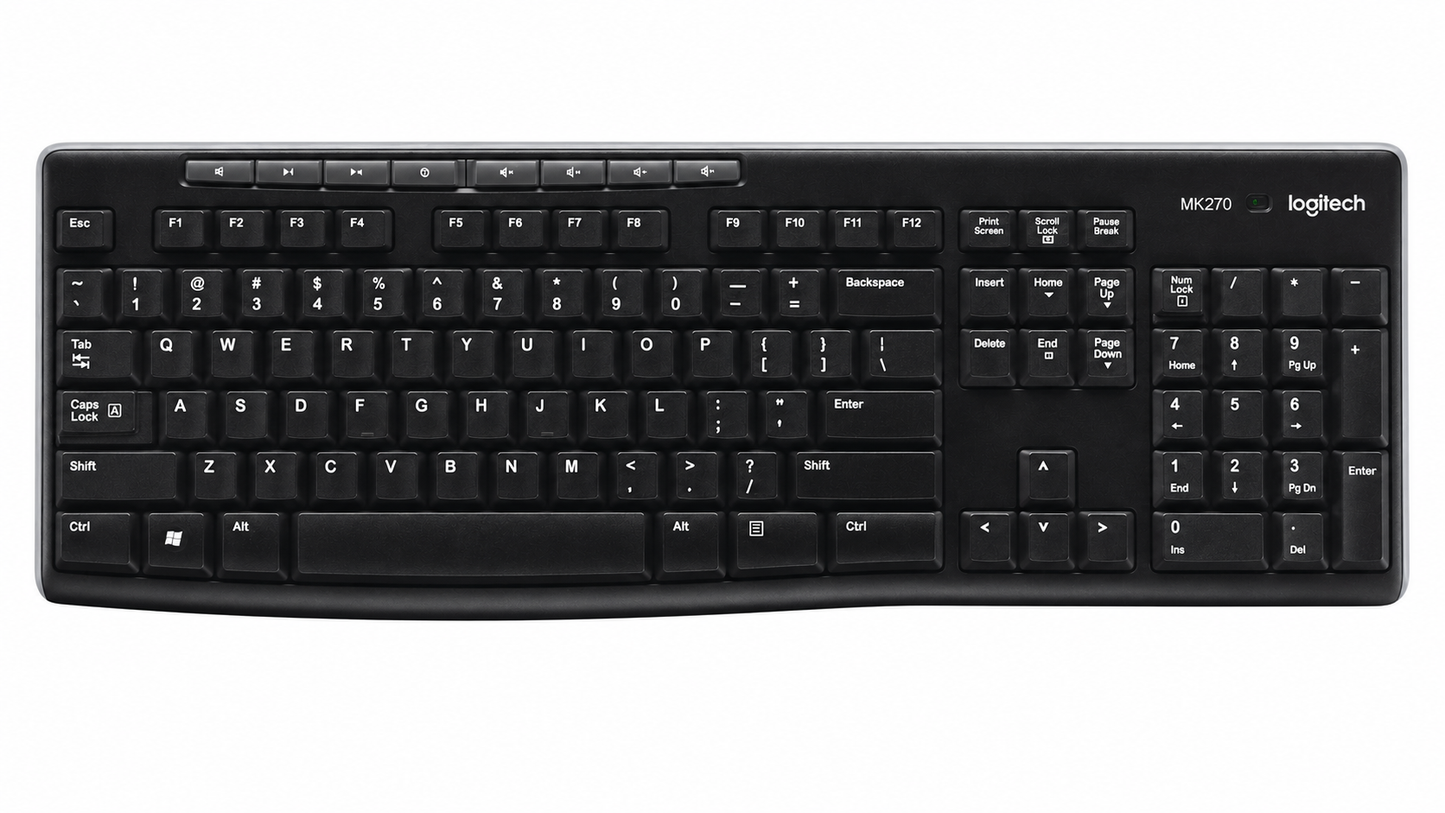 Logitech MK270 Wireless Keyboard for Windows