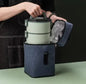 Adult Bento Lunch Box, Leakproof Stainless Steel Portable Food Container for Outdoor Camping & Picnics