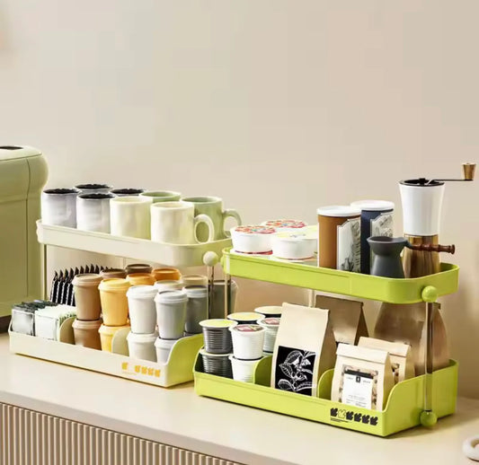 2 Tier Desktop Storage Shelf