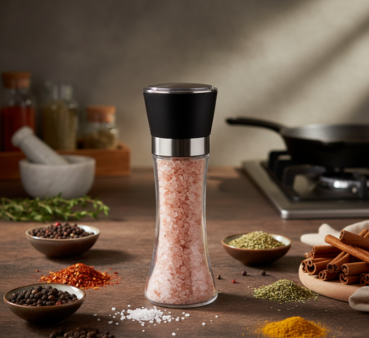 Pink Mineral Salt Granules – Glass Grinder