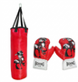 Purilite Select Kids Boxing Punching Bag Set 1.5ft with Gloves, Soft Filled Training Bag for Children Fitness and Play