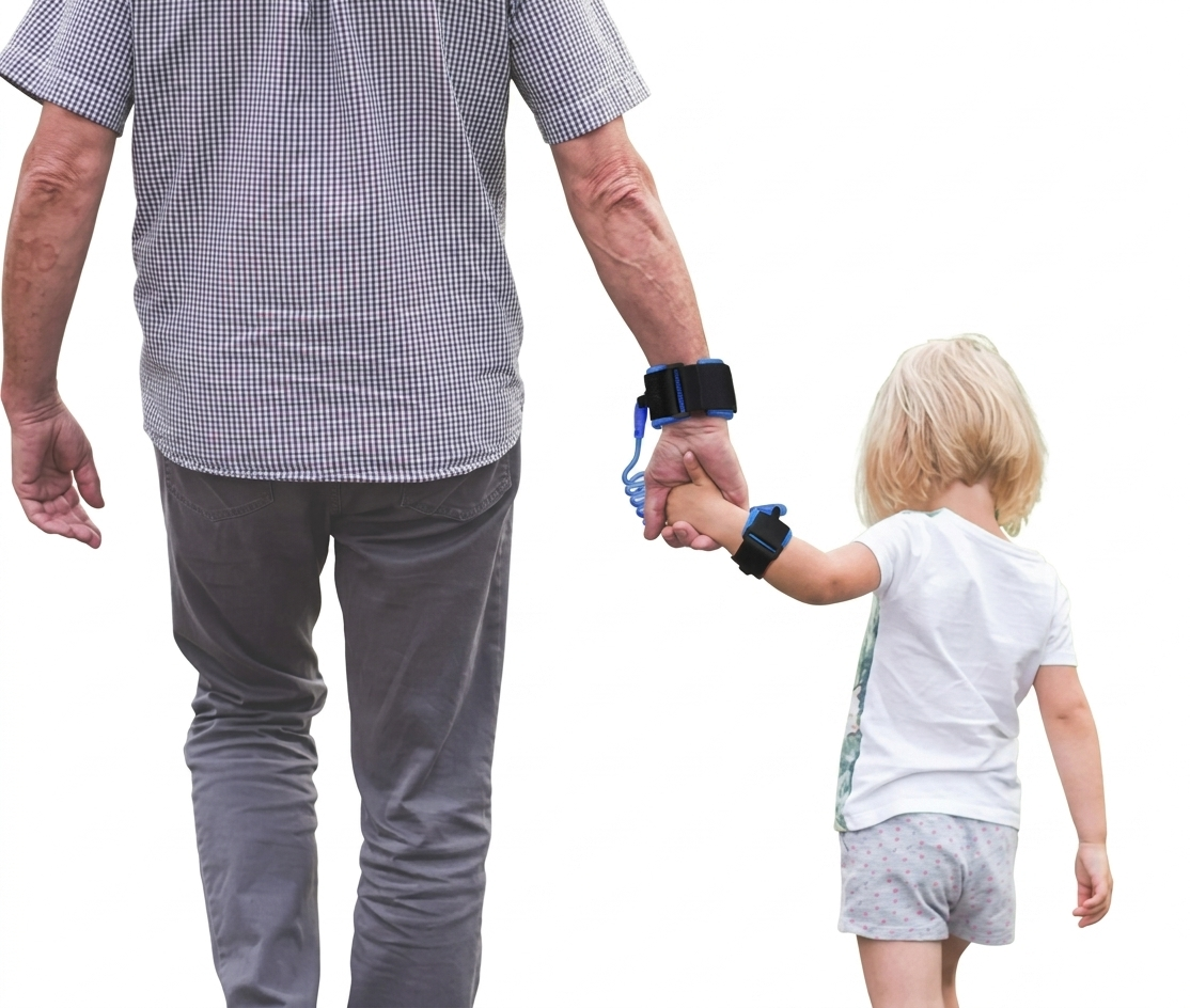 FRAKIN Baby Child Anti Lost Wrist Link Safety Harness Strap Rope Leash for Toddlers & Kids