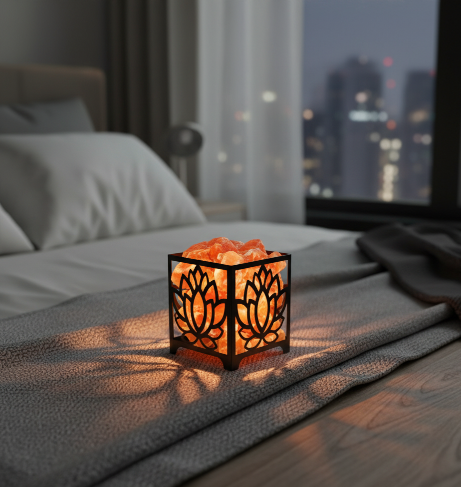 Salt Basket Lamp (Laser-Cut Metal)