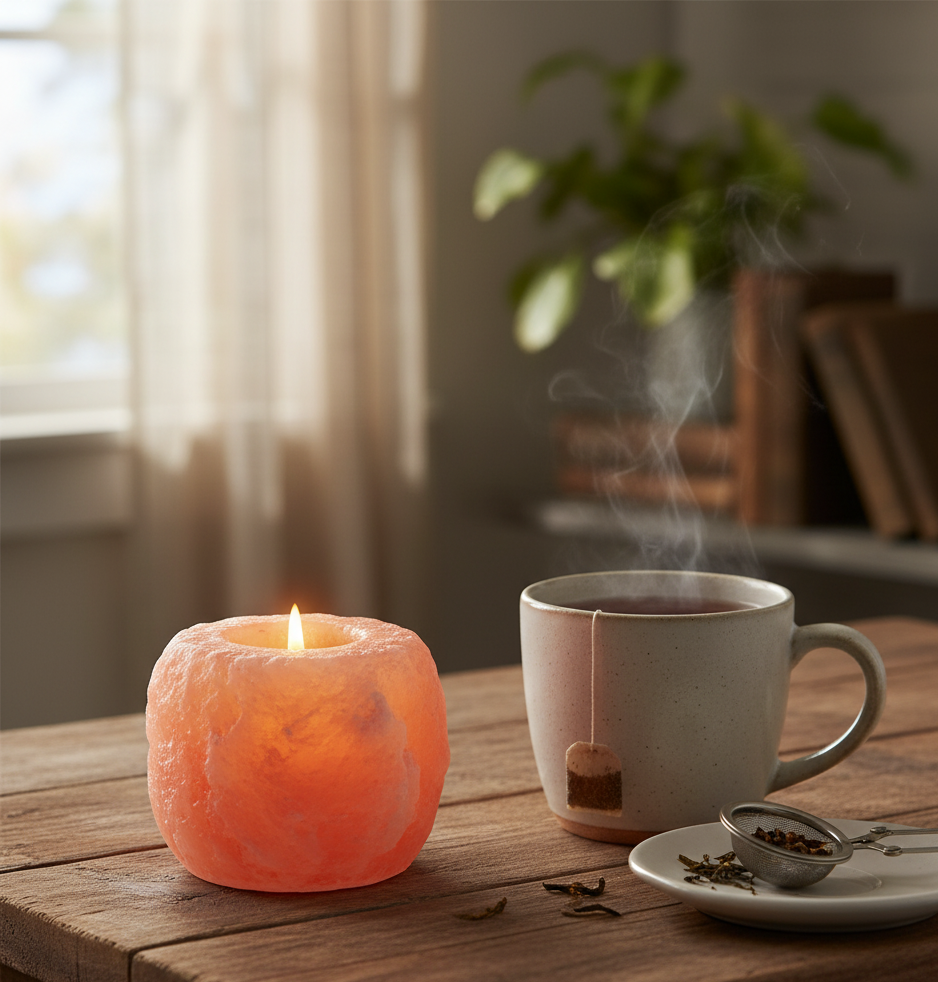 Salt Candle Holder (Natural)