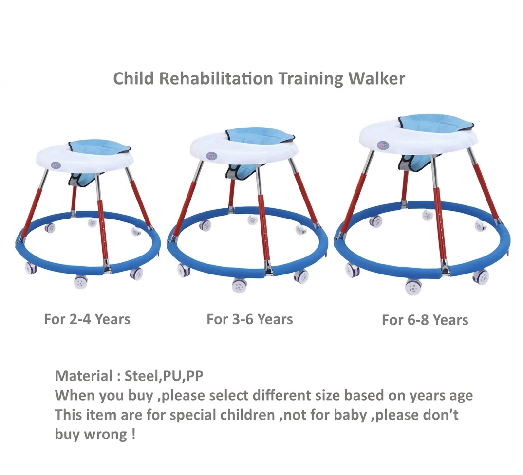 Purilite Select Pediatric Rehabilitation Walker – Adjustable Height Mobility Trainer with Stable Multi-Wheel Support for Children Ages 2–8