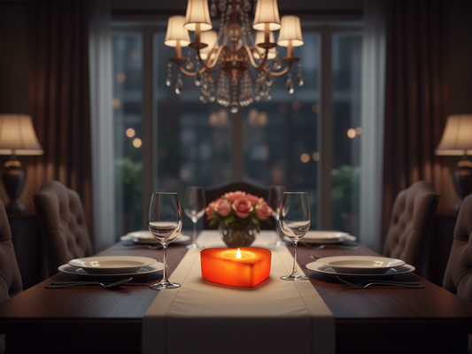 Salt Candle Holder (Heart)