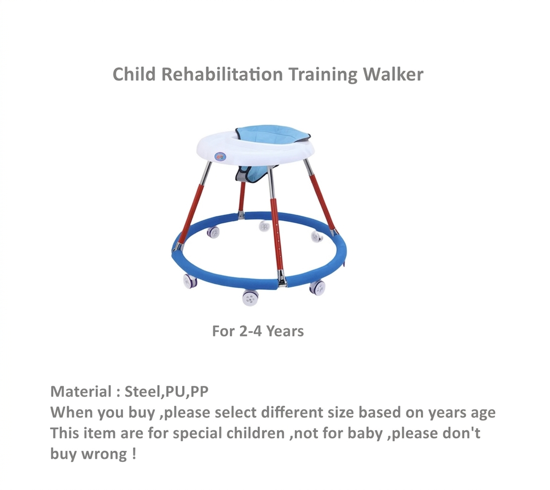 Purilite Select Pediatric Rehabilitation Walker – Adjustable Height Mobility Trainer with Stable Multi-Wheel Support for Children Ages 2–8