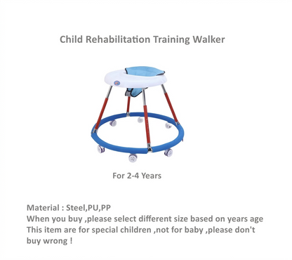 Purilite Select Pediatric Rehabilitation Walker – Adjustable Height Mobility Trainer with Stable Multi-Wheel Support for Children Ages 2–8