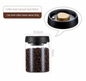 Purilite Select Vacuum Sealed Glass Storage Jar – Airtight Coffee Bean Container with Moisture-Proof Lid for Tea, Spices, and Dry Food Storage