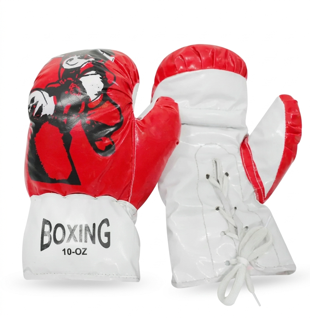 Purilite Select Kids Boxing Punching Bag Set 1.5ft with Gloves, Soft Filled Training Bag for Children Fitness and Play