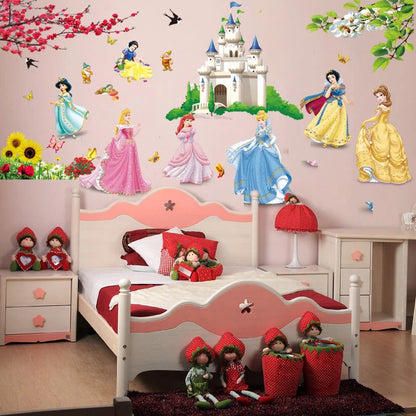 Purilite Select Lovely Castle Princess Wall Stickers