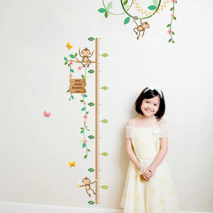 Purilite Select Cartoon Height Measure Wall Sticker