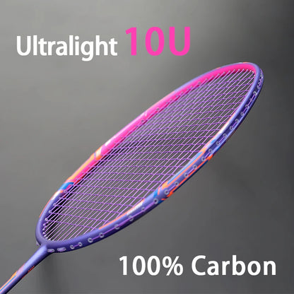 Purilite Select 10U 52G Full Carbon Fiber Badminton Racket