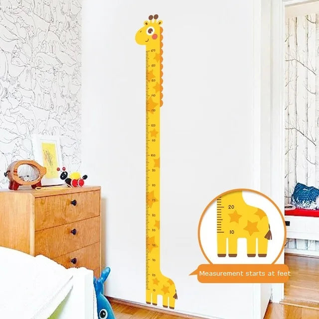 Purilite Select Cartoon Height Measure Wall Sticker