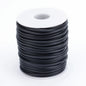 Purilite Select Hollow Rubber Cord Roll 2mm 3mm 4mm | Flexible Tubular Craft Cord for DIY Jewelry Making