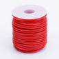 Purilite Select Hollow Rubber Cord Roll 2mm 3mm 4mm | Flexible Tubular Craft Cord for DIY Jewelry Making